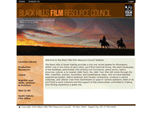 Tablet Screenshot of filmblackhills.com